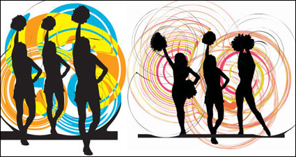Cheerleaders Vector