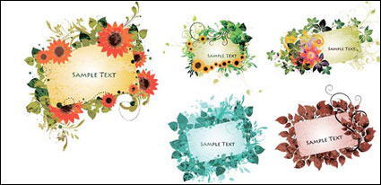 Vector pattern lace card