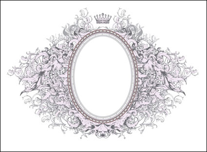 Gorgeous European-style frame - Vector