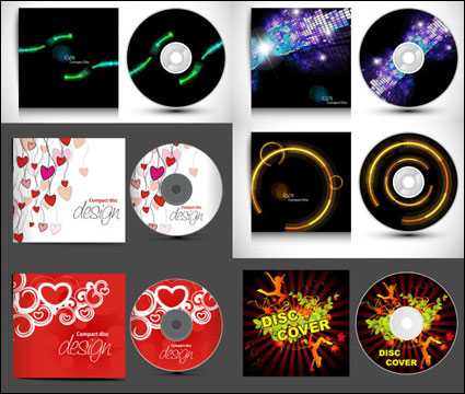 CD and gorgeous packaging - Vector