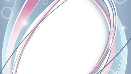 Elegant flowers vector background material -1