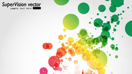 Symphony of dynamic light background vector -4