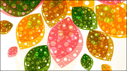 Beautiful foliage pattern 02 - vector