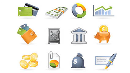 Commercial and financial icon vector material -2