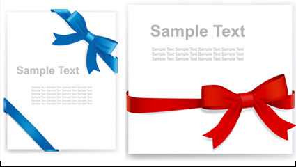 Practical ribbon bow vector