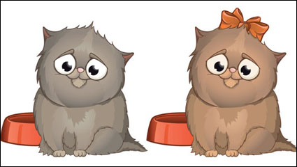 Cute cartoon image 04 - vector