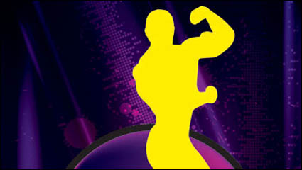 Hercules silhouette vector material -3