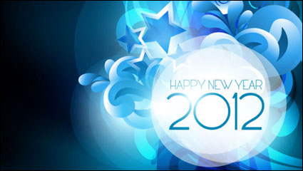2012 starry background 04 - vector material
