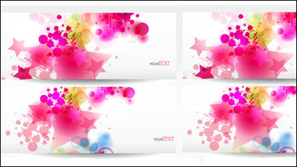 Dynamic trend of the banner 04 - vector material