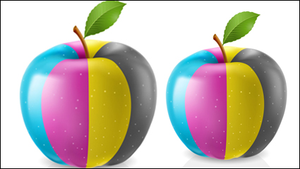 Color pigments picture 04 - vector material