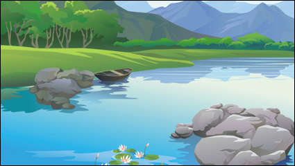 Beautiful landscapes 02 - vector