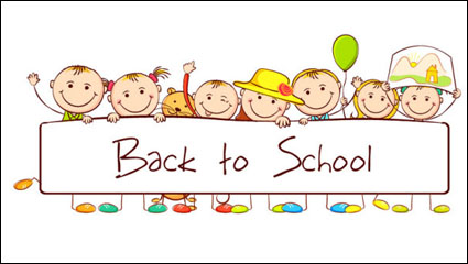 Cartoon student illustrator 03 - Vector