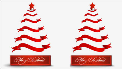 Creative Christmas tree 08 - vector material