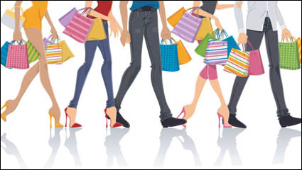 Fashion shopping 03 - vector material