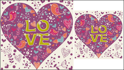 Valentine illustrator 05 - vector material