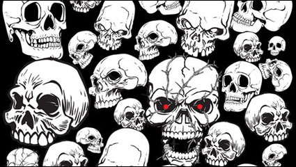 The horror skull avatar 02 - vector material