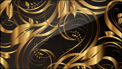 Golden pattern 02 - vector material