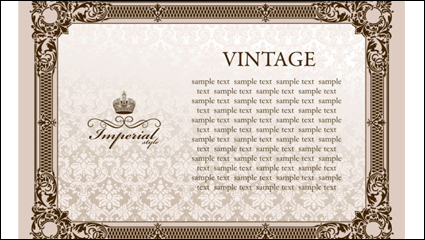 European pattern border 06 - vector material