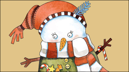 Christmas cartoon illustrator 02 - vector material