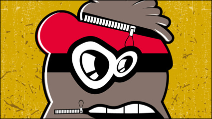 Funny cute cartoon 03 - vector material