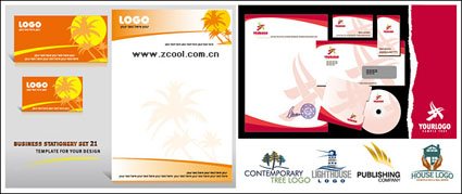 vector logo template material and VI