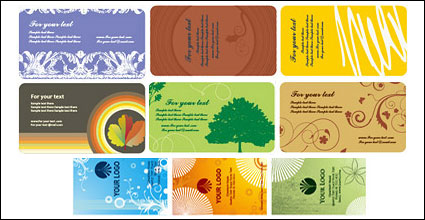 Card template vector