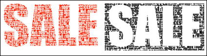 Vector sale material