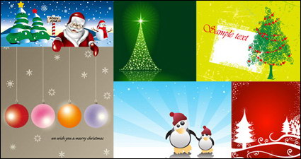 Snow, road signs, bulletin boards, Star, penguins vector