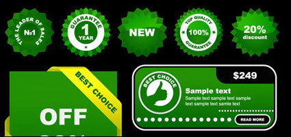 Anniversary celebration, the price brand icon vector