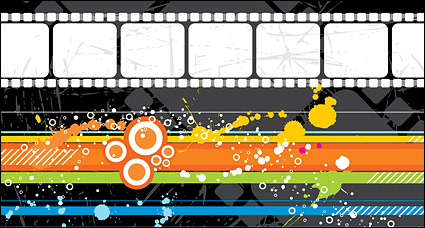 Vector theme of the film material