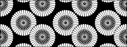 Vector traditional tiled background material-31