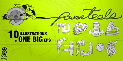 Power Tools vector material