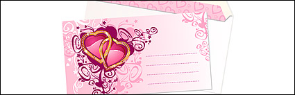 Heart-shaped logo envelope