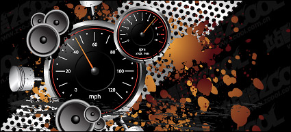 Noise theme vector material