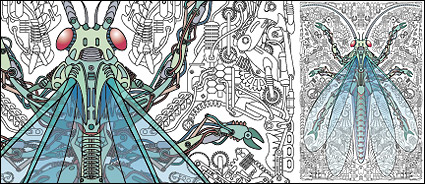 Vector machines moth material