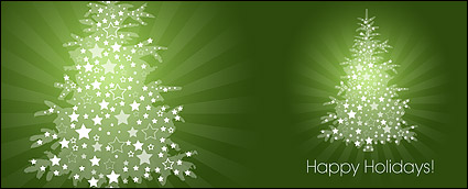 Christmas tree vector material