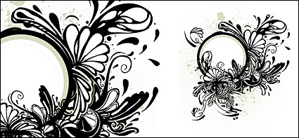 Black and white tide patterns